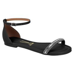 Sandalia preta Vizzano - 6371.394.29751 - Elegância Rouparia