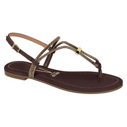 Sandalia de brilho cacau Vizzano - 6371.395.27907 - Elegância Rouparia