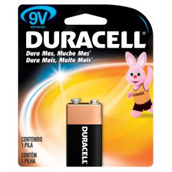 Bateria 9V Alcalina DURACELL - Eletrônica Faria