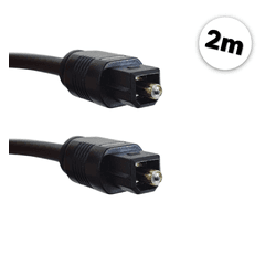 Cabo de Fibra Óptica Digital 2m - MXT - Eletrônica Faria