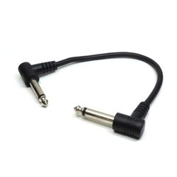 Cabo P10 P/P10 Pedaleira Mono 20cm 90ğ StarCable - Eletrônica Faria