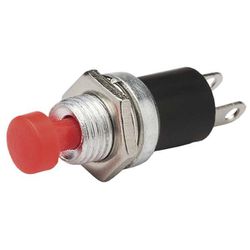 Chave Push Button PBS 102 104 NA (ON-OFF) 1A Verme... - Eletrônica Faria