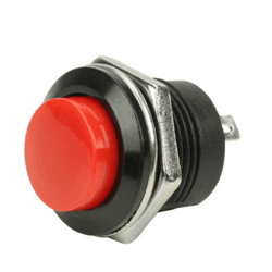 Chave Push Button 3A Sem Trava 2 Terminais Preto-V... - Eletrônica Faria