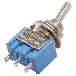 Chave HH ON/OFF 2A 250V/ 3A 125V - 3 Terminais - 2... - Eletrônica Faria