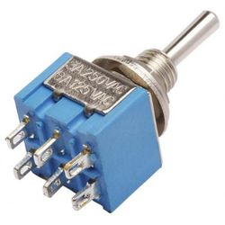 Chave HH ONOFFON 2A 250V/ 3A 125V - 6 Terminais - ... - Eletrônica Faria
