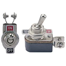 Chave Alavanca ON/OFF 3A 250V/ 6A 127V 2 Terminais - Eletrônica Faria