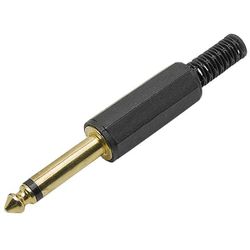 Plug P10 MONO Plastico - Eletrônica Faria