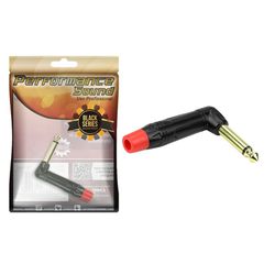 Plug P10 Mono Performance Sound 90 Graus Black Ser... - Eletrônica Faria