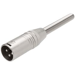 XLR Canon Macho Profissional de Mola Metal - Eletrônica Faria