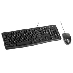 Teclado e Mouse com fio LogiTech MK120 - Eletrônica Faria