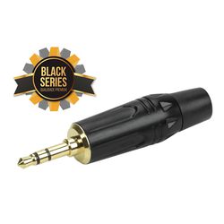 PLUG P2 STEREO METAL BLACK-SERIES - Eletrônica Faria