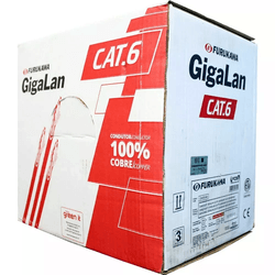 Cabo de Rede Lan CAT6 Furukawa GIGALAN 23awgX4p 30... - Eletrônica Faria
