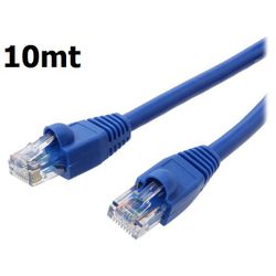 Cabo LAN de Rede Cat5 8 Vias - Conector RJ45 - 10 ... - Eletrônica Faria