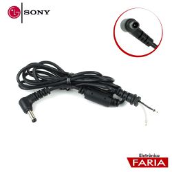 Rabicho para fonte de Notebook - SONY/LG (agulha) - Eletrônica Faria