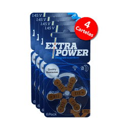 Pilha Auditiva 1.4v ExtraPower mod. n.312 (COM 4 C... - Eletrônica Faria