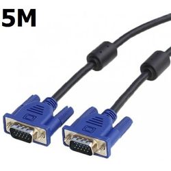 Cabo VGA Macho/Macho - 15 Pinos - 5Metros - Eletrônica Faria