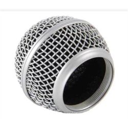 Globo para Microfone MXT Metálico Prata (Rosca 31m... - Eletrônica Faria