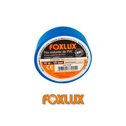 Fita Isolante Azul - 10 metros - FoxLux - Eletrônica Faria