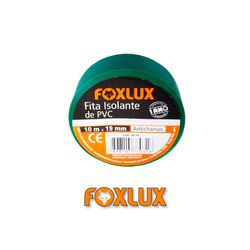 Fita Isolante Verde - 10 metros - FoxLux - Eletrônica Faria
