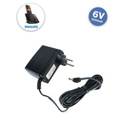 Fonte Chaveada 6VDC 500mah - Telefone Philips/Moto... - Eletrônica Faria