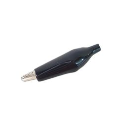 Garra de Jacaré (mini) - Abertura :1 cm. - Preto - Eletrônica Faria