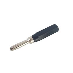 Pino/Plug Banana FUSIBRAS 4mm - Preto - Eletrônica Faria