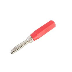 Pino/Plug Banana FUSIBRAS 4mm - Vermelho - Eletrônica Faria