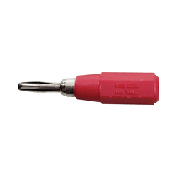 Pino/Plug Banana Mini - FUSIBRAS 2mm - Vermelho - Eletrônica Faria