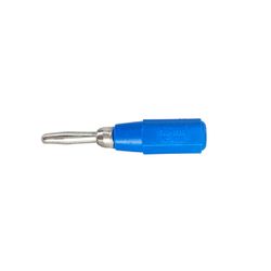 Pino/Plug Banana Mini - FUSIBRAS 2mm - Azul - Eletrônica Faria