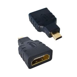 Adaptador HDMI p/ Micro HDMI - 1.4/2.0 - Eletrônica Faria
