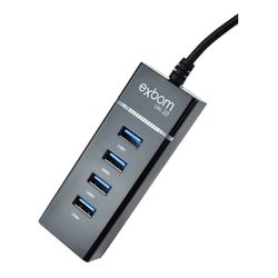 HUB USB 4 Portas 3.0 5Gbps - UH30 Exbom - Eletrônica Faria