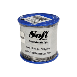 Solda em fio Soft 1.00mm - Carretel com 500g. - Eletrônica Faria