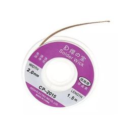 Malha Dessoldadora para solda SMD - 2mm - 1,5m - C... - Eletrônica Faria