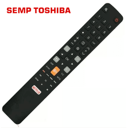 Controle Remoto TV LCD/LED SempToshiba C/Netflix e... - Eletrônica Faria