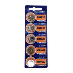 Bateria CR1632 3V Sony - Cartela com 5un. - Eletrônica Faria