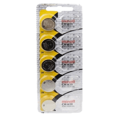 Bateria CR1620 3V Maxell - Cartela com 5un. - Eletrônica Faria