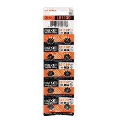 Bateria LR1130 1,5V Maxell - Cartela com 10un. - Eletrônica Faria