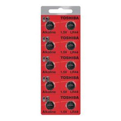 Bateria LR44 1,5V Toshiba - Cartela com 10un. - Eletrônica Faria