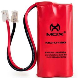 Bateria Telefone Sem fio 2.4v 600mah mo-u120 MOX - Eletrônica Faria