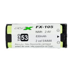 Bateria Telefone Sem fio 2.4v 830mah Tipo53 Flex - Eletrônica Faria