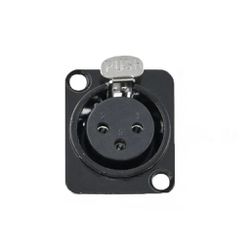 Plug Canon Fêmea Painel Profissional - Eletrônica Faria