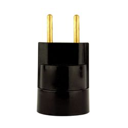 PORTA LAMPADA E-27 COM PLUGUE 2P 10A - Eletro Light