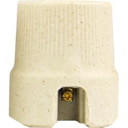 PORTA LAMPADA E-27 BASE LARGA PORCELANA - Eletro Light