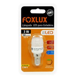 LAMPADA LED E-14 3W 127V GELADEIRA - Eletro Light