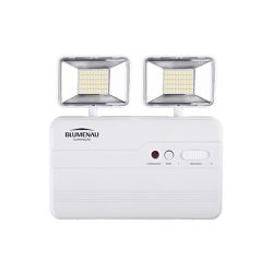 LUMINARIA DE EMERGENCIA LED 2 FAROIS 10W 2200LM - Eletro Light