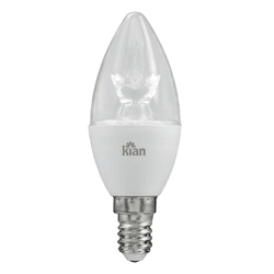 Lâmpada vela KIAN 4,0W E-14 com adaptador e-27 cla... - Eletro Light