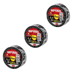 Kit 3 Fitas Isolante Imperial 5 Metros - Eletro Light