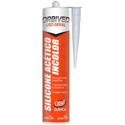 ORBIVED SILICONE ACETICO 250G/280ML - Eletro Light