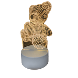 Luminária 3D Urso 4W 3000/4000/6000K - Eletro Light