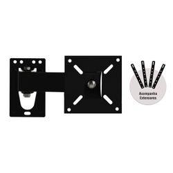 SUPORTE TV BI-ARTICULADO 10 A 56 - Eletro Light